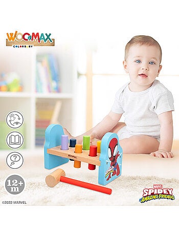 Spidey e sua superequipa Brinquedo martelo para bebê WOOMAX