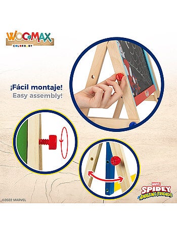 Spidey e sua superequipa Quadro cavalete para crianças 2 en 1 WOOMAX