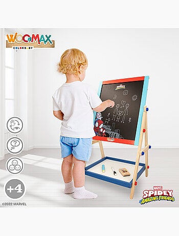 Spidey e sua superequipa Quadro cavalete para crianças 2 en 1 WOOMAX