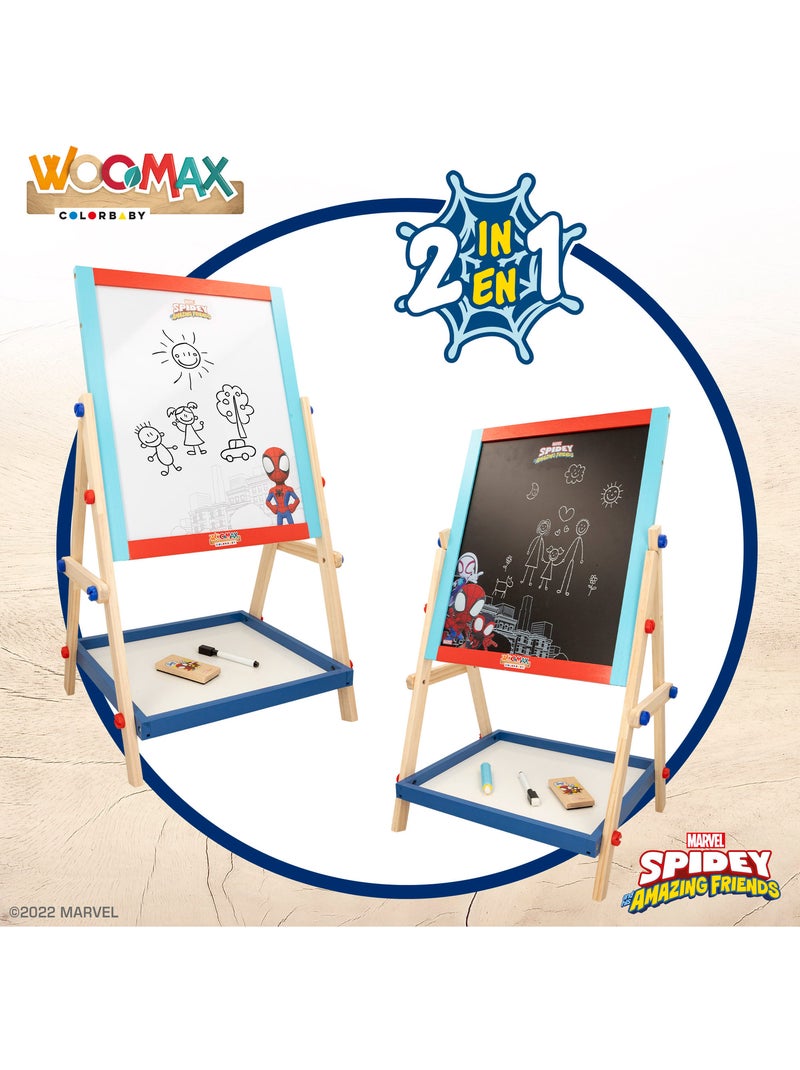 Spidey e sua superequipa Quadro cavalete para crianças 2 en 1 WOOMAX N/D - Kiabi