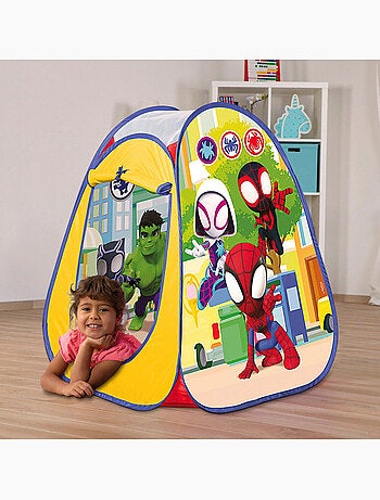 Spidey e sua superequipa tenda pop up infantil 75x75x90 cm