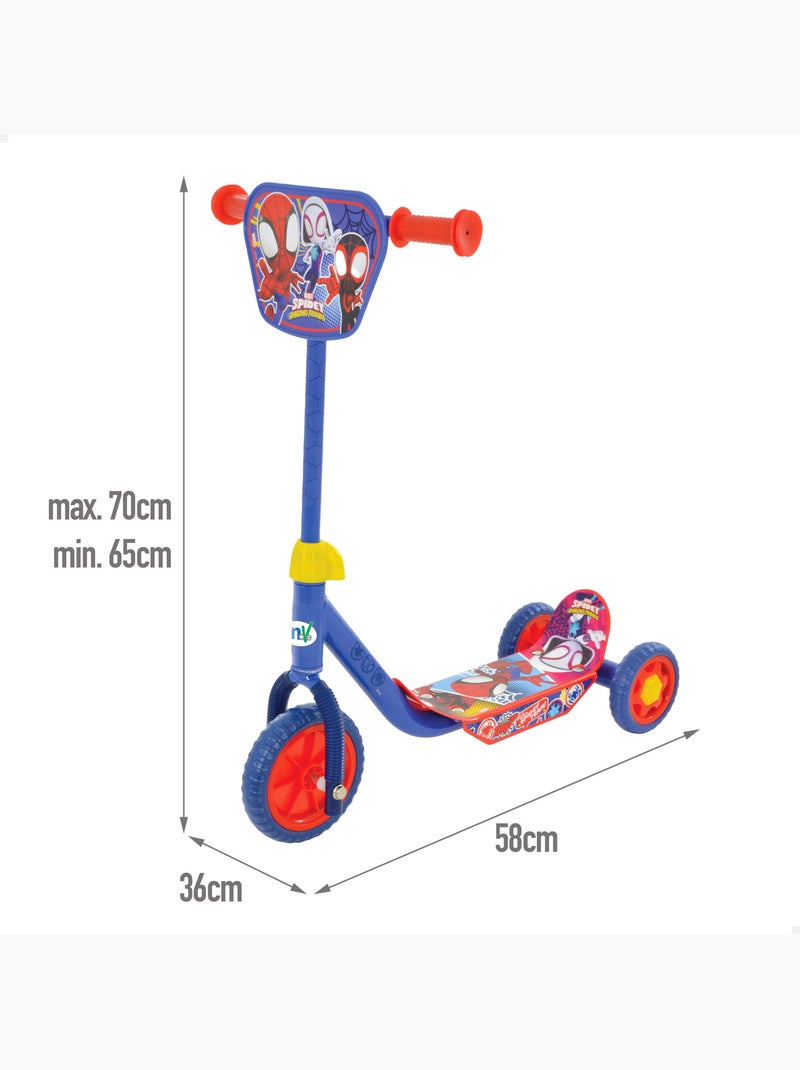 Spidey scooter 3 rodas 58x36x65-70 cm máx. 20 kg + 2 anos de idade N/D - Kiabi