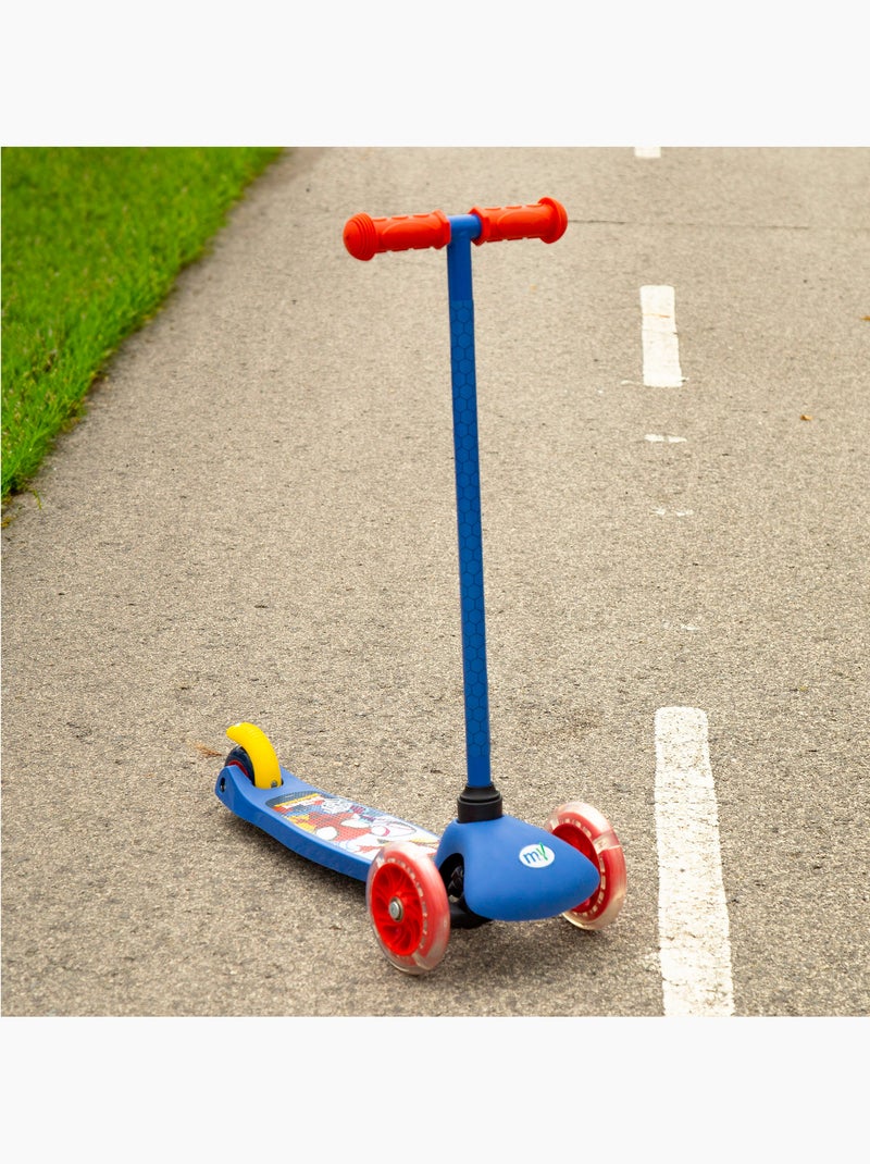 Spidey scooter de 3 rodas 55x23x68 cm máx. 20 kg com luzes e freios N/D - Kiabi