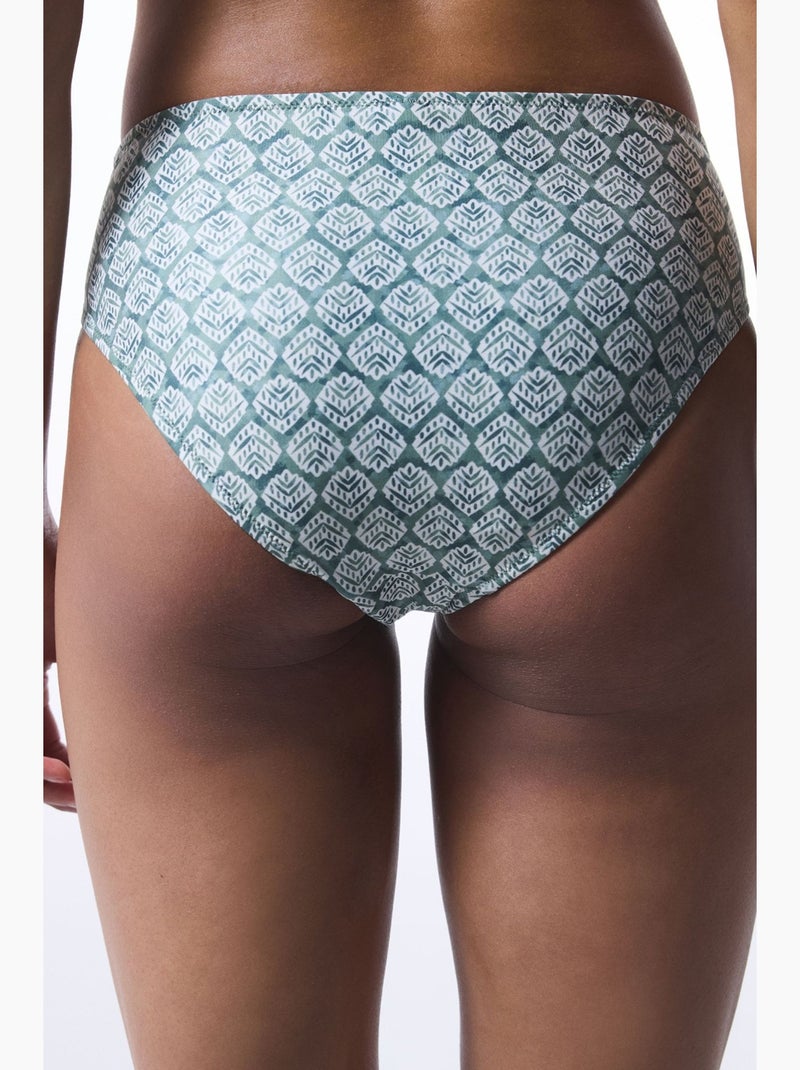 Spring parte de baixo de biquíni de cintura alta com twist penti Verde - Kiabi