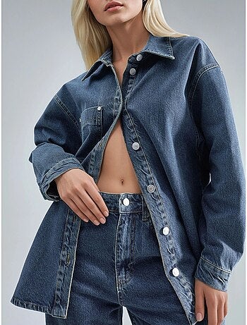 Squalo conjunto de duas peças em ganga com casaco e jeans hiccup