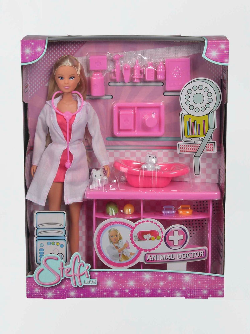 Steffi Love Boneca veterinária ROSA - Kiabi