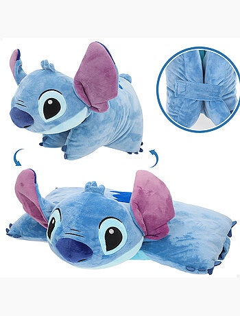 Stitch almofada 2 em 1 almofada de pelúcia macia e aveludada