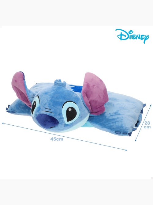 Stitch almofada 2 em 1 almofada de pelúcia macia e aveludada - Kiabi Stitch almofada 2 em 1 almofada de pelúcia macia e aveludada - Kiabi