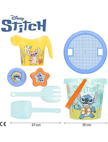 Stitch conjunto de balde de praia com toalha e acessórios de bolsa