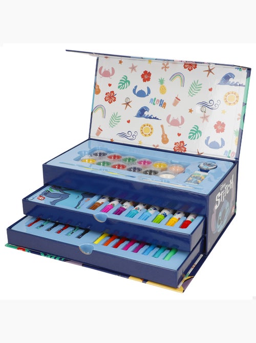 Stitch conjunto de costura para desenho, formato de mala, 50 peças - Kiabi Stitch conjunto de costura para desenho, formato de mala, 50 peças - Kiabi