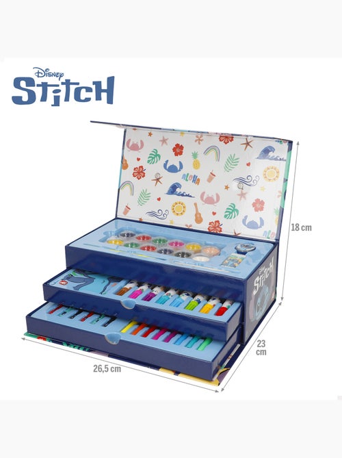 Stitch conjunto de costura para desenho, formato de mala, 50 peças - Kiabi Stitch conjunto de costura para desenho, formato de mala, 50 peças - Kiabi