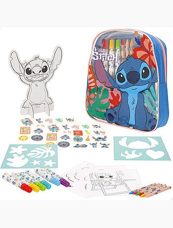 Stitch conjunto de desenho com mochila