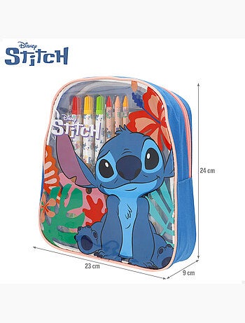 Stitch conjunto de desenho com mochila