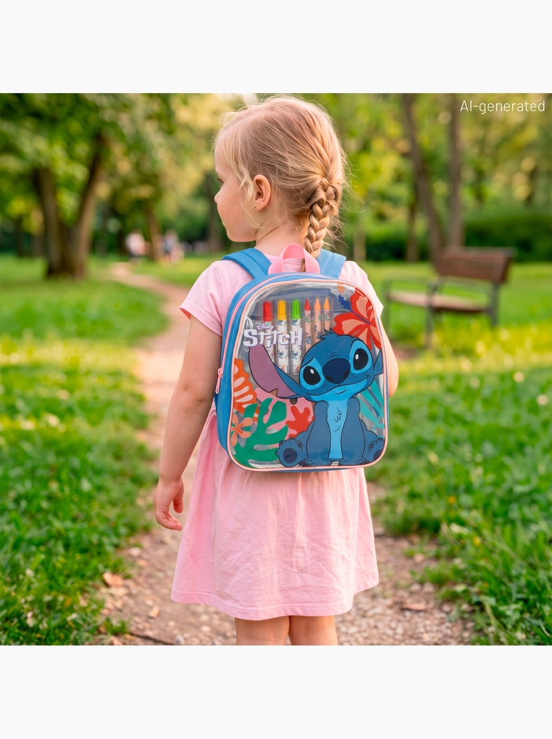 Stitch conjunto de desenho mega com mochila, 80 peças N/D - Kiabi
