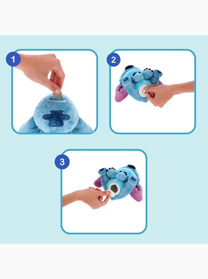 Stitch meia-lata de peluche para crianças, 20 cm Azul - Kiabi