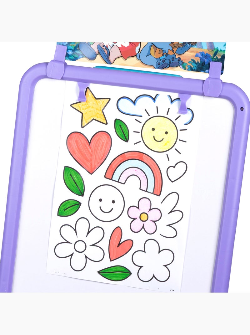 Stitch quadro-negro dupla face 2 em 1 com cavalete +3 anos N/D - Kiabi