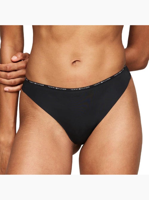 String Tommy Hilfiger ThongDS Preto para Mulher - Kiabi String Tommy Hilfiger ThongDS Preto para Mulher - Kiabi
