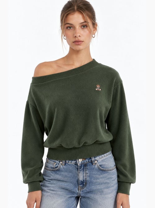 Suéter de malha feminino busem - Kiabi