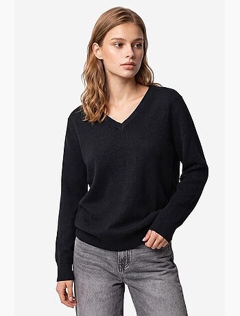 Suéter de malha feminino mixray