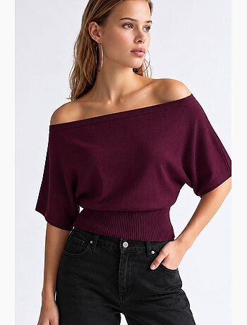 Suéter de malha feminino mixray