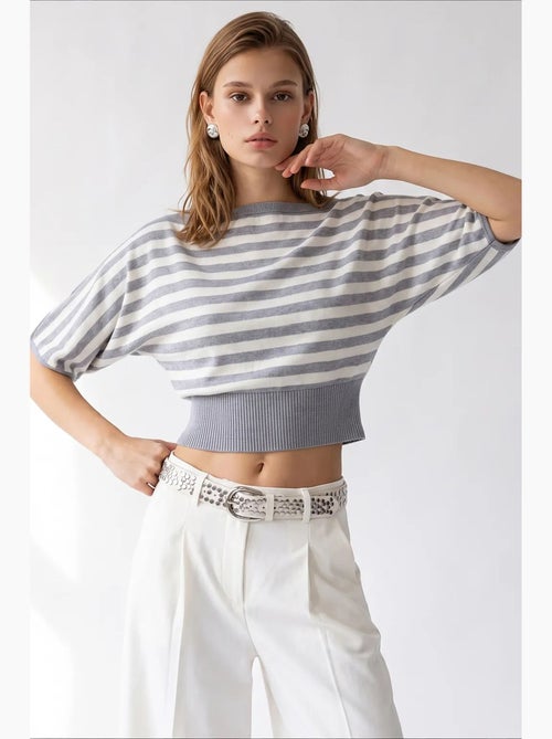 Suéter feminino em mistura de viscose mixray - Kiabi