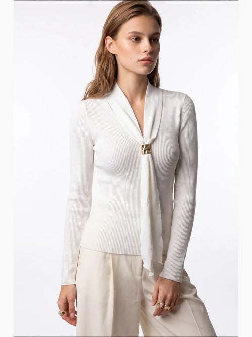 Suéter feminino em mistura de viscose mixray - Kiabi Suéter feminino em mistura de viscose mixray - Kiabi