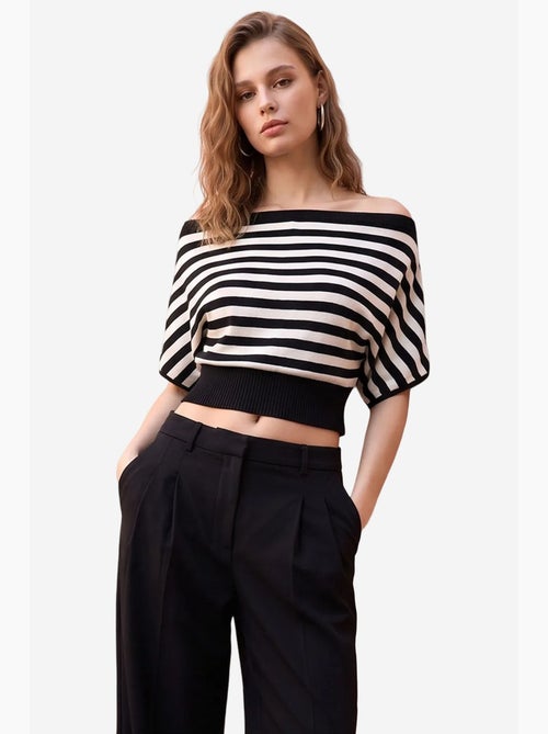Suéter feminino em mistura de viscose mixray - Kiabi