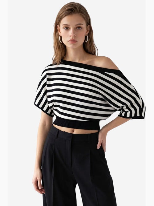 Suéter feminino em mistura de viscose mixray - Kiabi