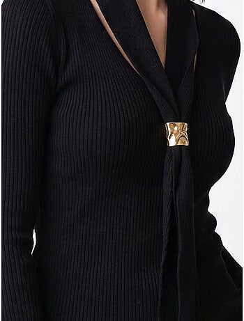 Suéter feminino em mistura de viscose mixray