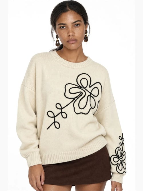 Suéter feminino mixray - Kiabi