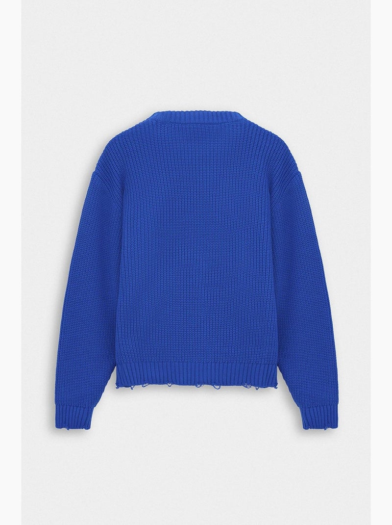 Suéter masculino giesto Azul-cobalto - Kiabi