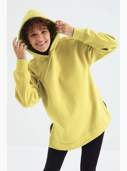 Suéter oversized com bolso tommy - Kiabi Suéter oversized com bolso tommy - Kiabi