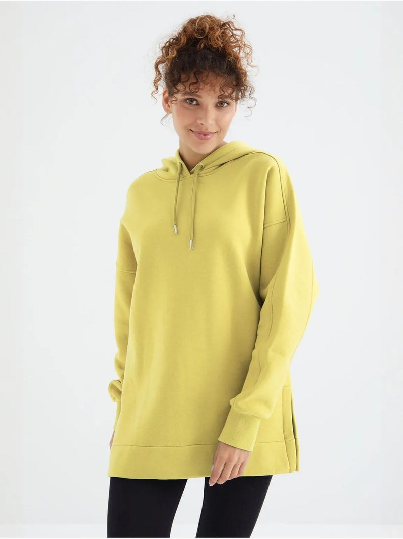 Suéter oversized com bolso tommy Amarelo-limão - Kiabi
