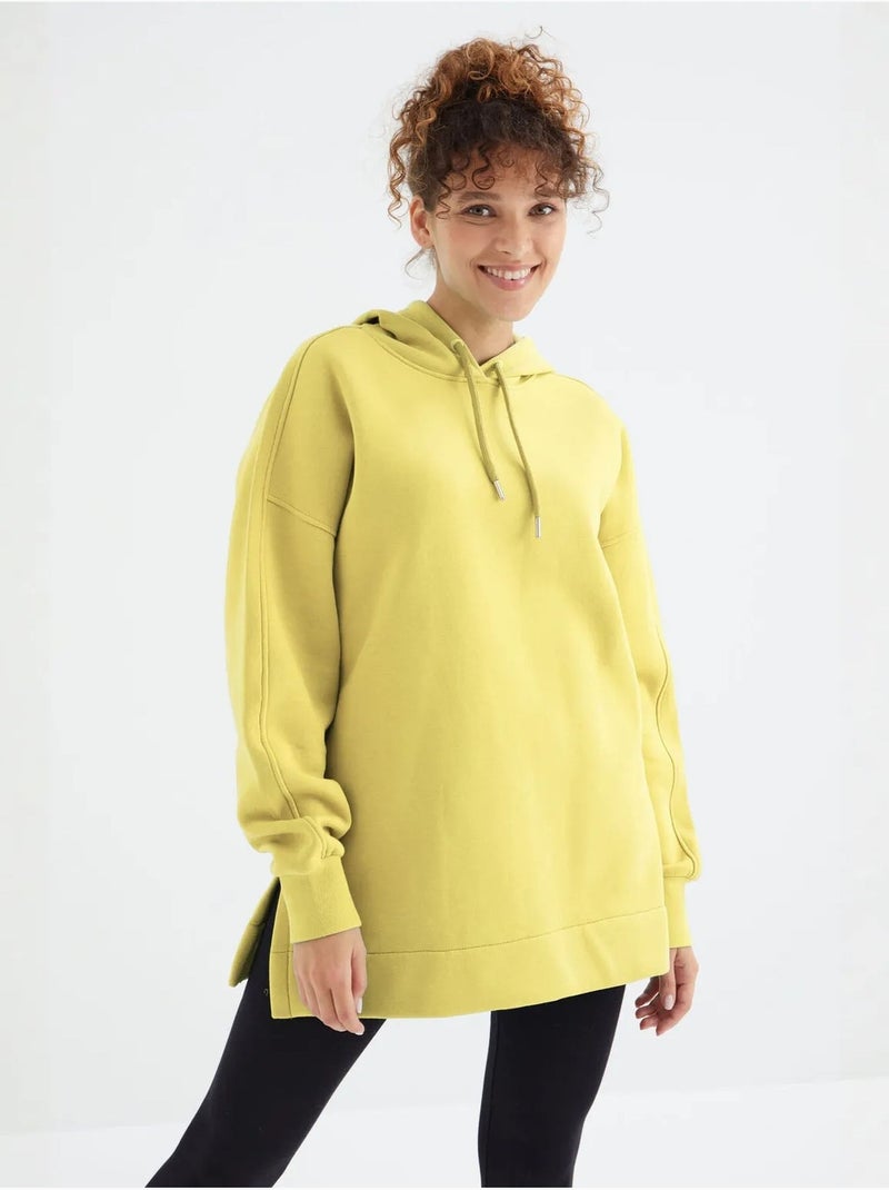 Suéter oversized com bolso tommy Amarelo-limão - Kiabi