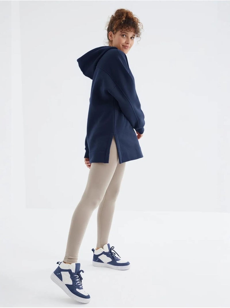 Suéter oversized com bolso tommy Azul-marinho - Kiabi