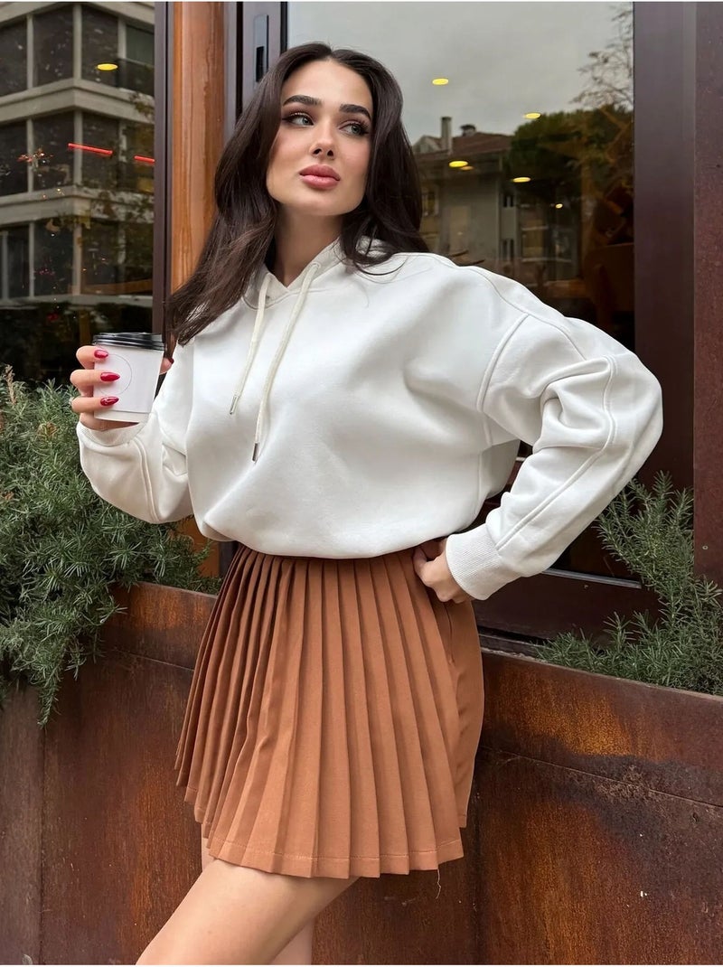 Suéter oversized com bolso tommy Branco sujo - Kiabi