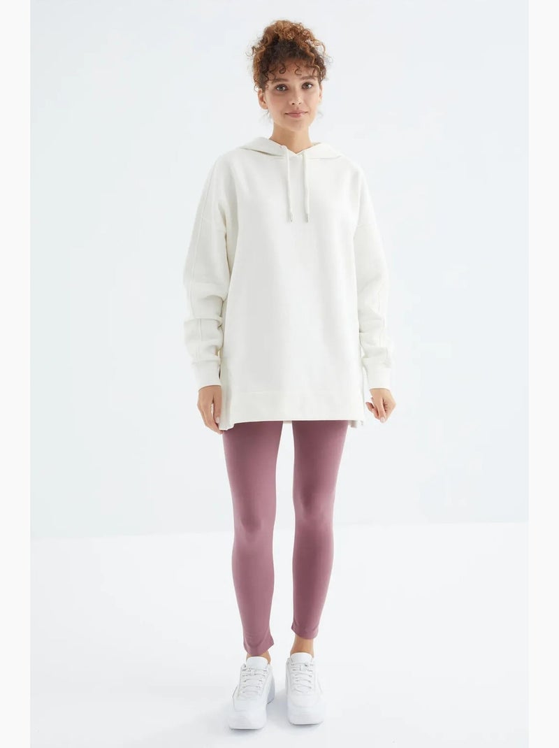 Suéter oversized com bolso tommy Branco sujo - Kiabi
