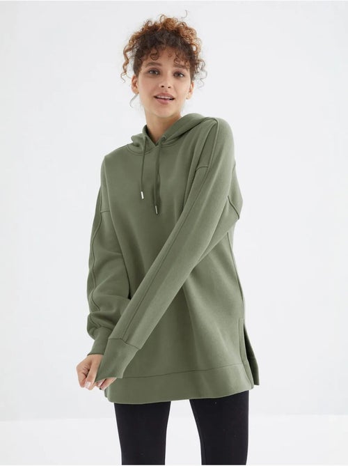 Suéter oversized com bolso tommy - Kiabi