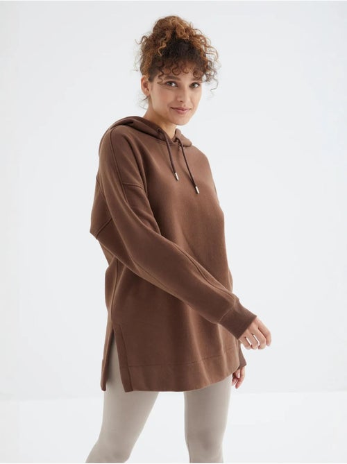 Suéter oversized com bolso tommy - Kiabi
