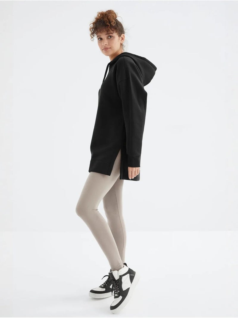 Suéter oversized com bolso tommy Preto - Kiabi