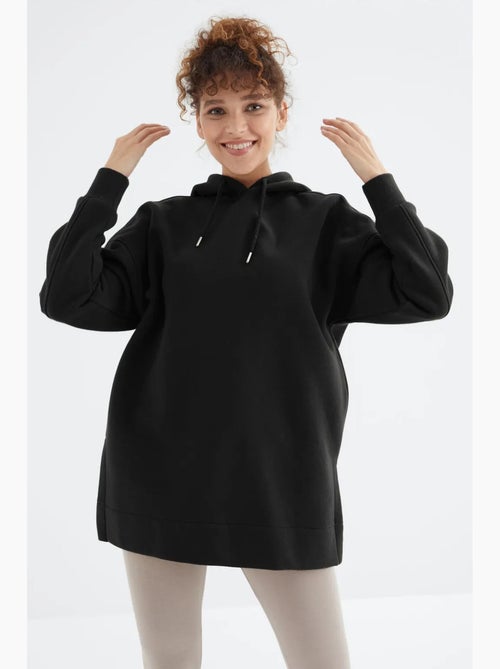 Suéter oversized com bolso tommy - Kiabi Suéter oversized com bolso tommy - Kiabi