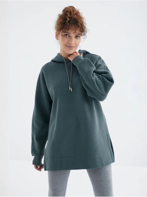 Suéter oversized com bolso tommy - Kiabi