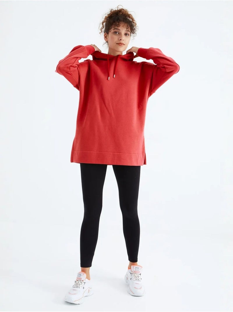 Suéter oversized com bolso tommy Vermelho - Kiabi