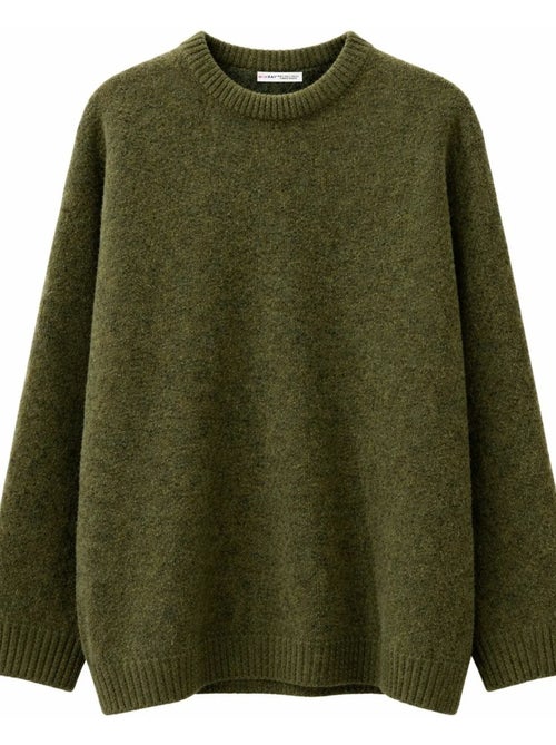 Suéter oversized feminino com gola careca mixray - Kiabi Suéter oversized feminino com gola careca mixray - Kiabi