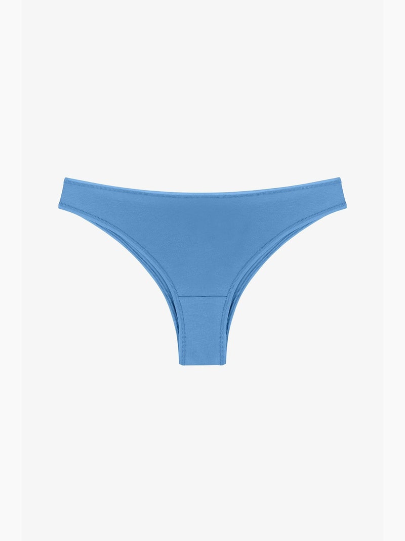 Sugarplum floral pack de 5 slips brasileiros penti Azul Azul-marinho - Kiabi