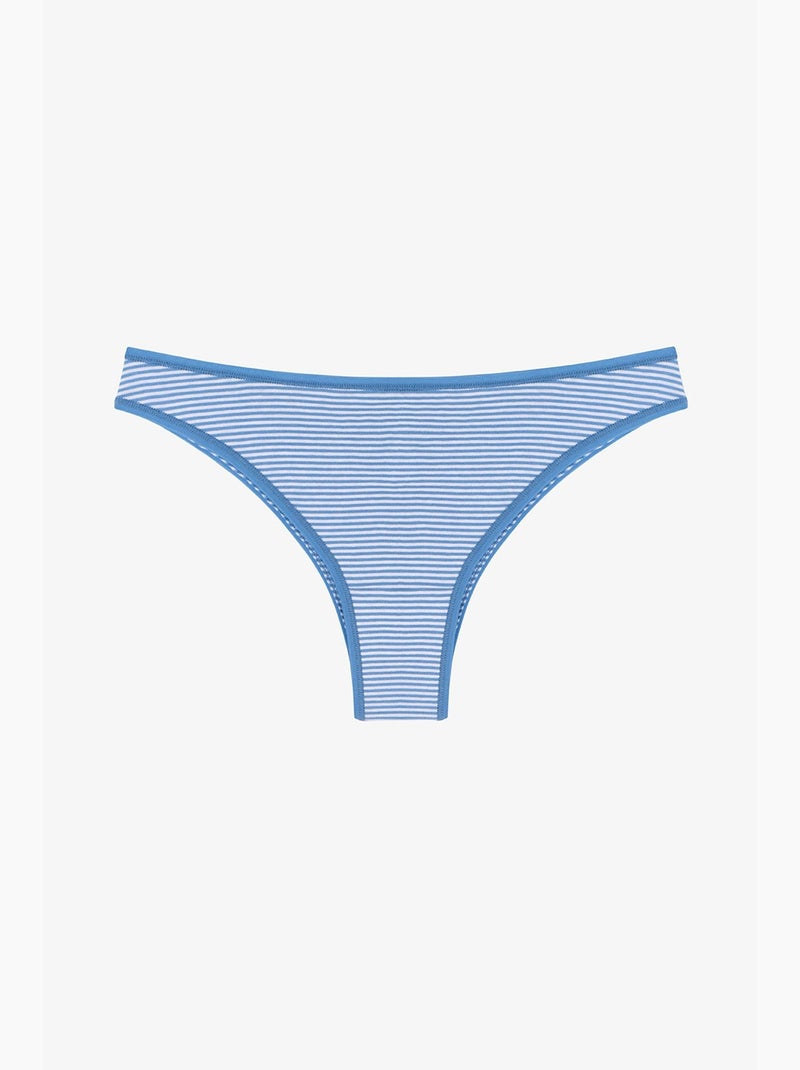 Sugarplum floral pack de 5 slips brasileiros penti Azul Azul-marinho - Kiabi