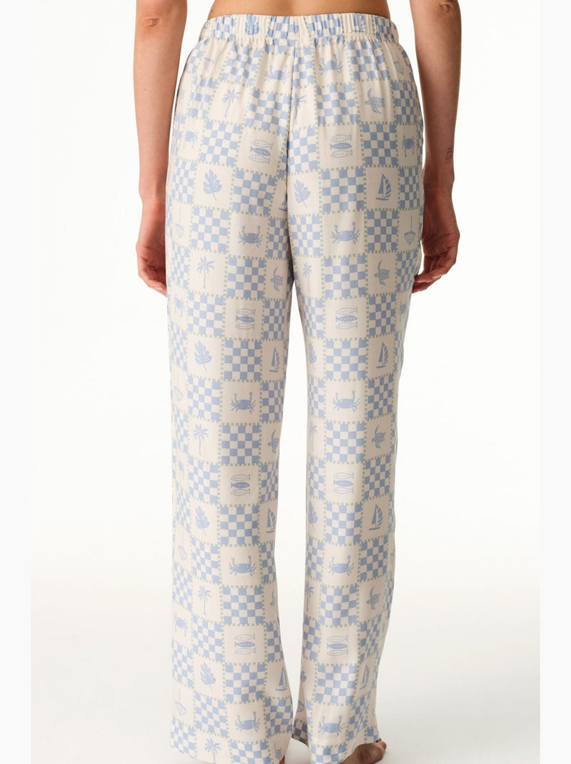 Sun kissed calça de pijama penti Branco Azul - Kiabi