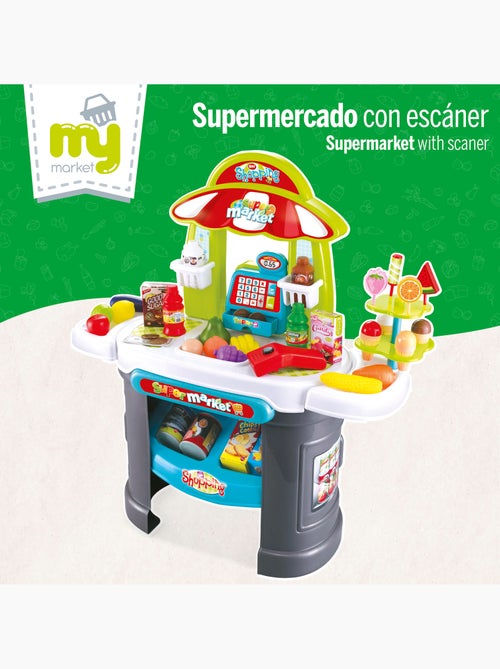 Supermercado com luz, som e acessórios my home - Kiabi Supermercado com luz, som e acessórios my home - Kiabi