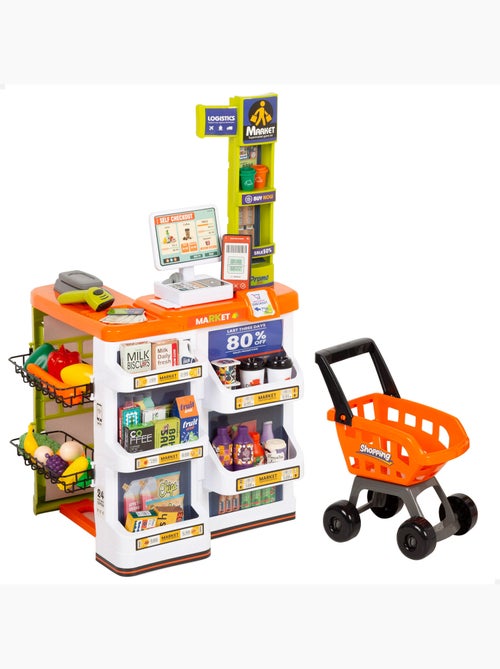 Supermercado de brinquedos com carrinho, luz e som my home - Kiabi Supermercado de brinquedos com carrinho, luz e som my home - Kiabi