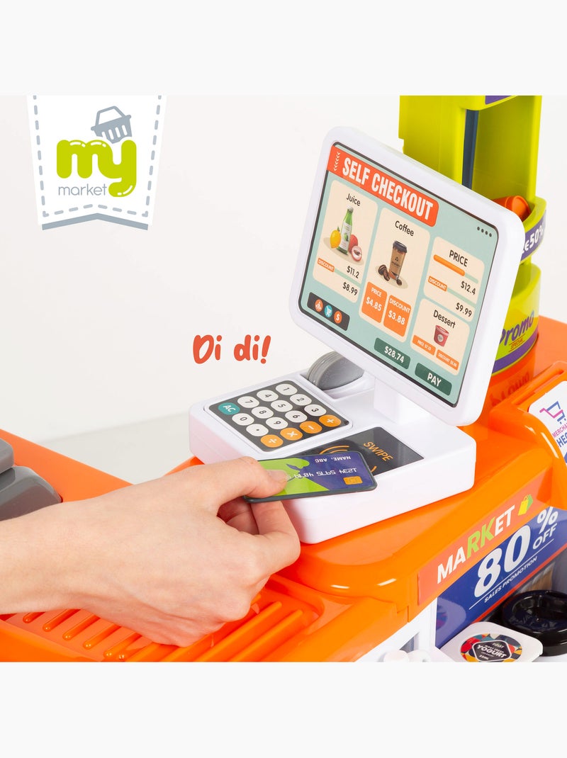 Supermercado de brinquedos com carrinho, luz e som my home N/D - Kiabi